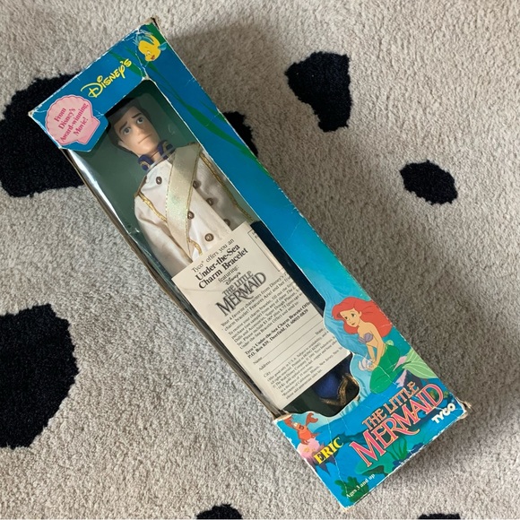 🚫SOLD•E✝️SY🚫 Vintage 91-92 Little Mermaid ‘Eric & Ariel’ Dolls - Picture 7 of 13